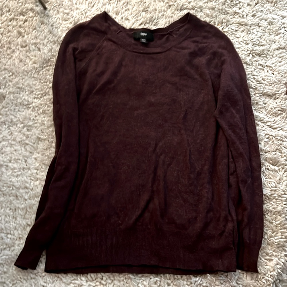 Mossimo Burgandy Sweater Size L